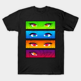 Colored Gradients GG girl's eyes T-Shirt